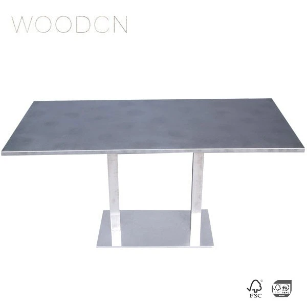 Oak Wood Dining Veneer Restaurant Table