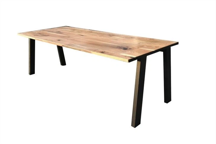 Veneered Oak Wood Table Top For Sale