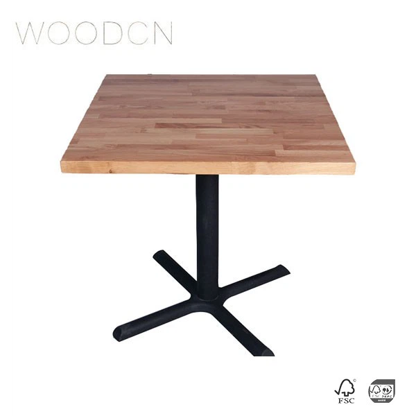 Solid Black Walnut Wood Butcher Block Style Dining Table Top